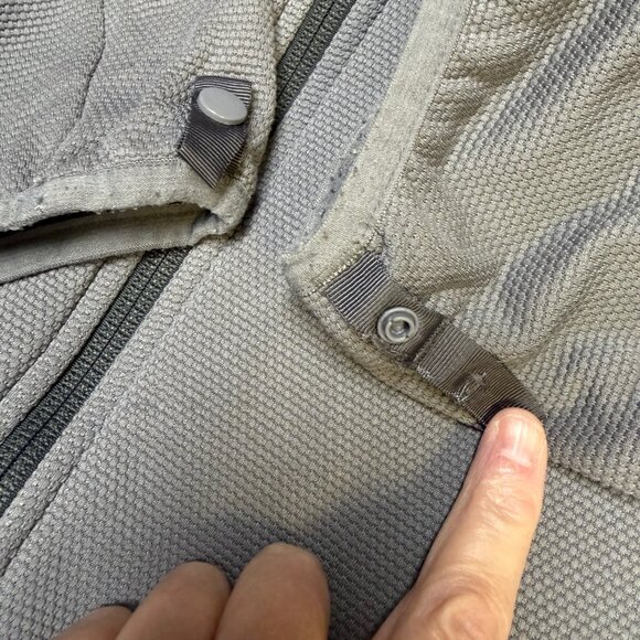 The North Face TKA Stealth Jacket Men’s L Gray Full-Zip Fleece EUC - Picture 8 of 14